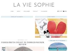 Tablet Screenshot of laviesophie.com